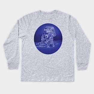 Nasa Space Suit Kids Long Sleeve T-Shirt